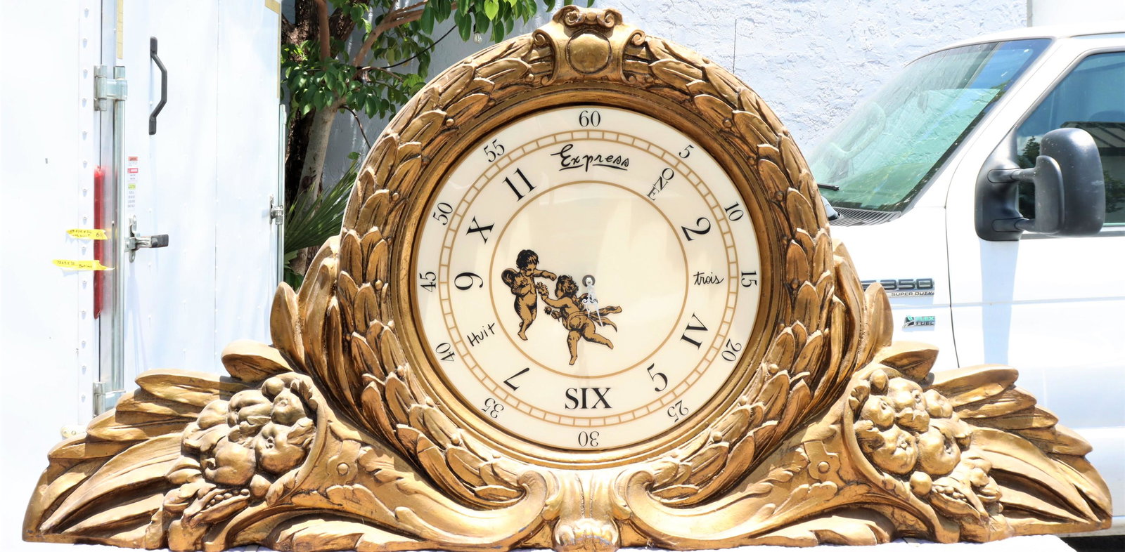 Monumental French Style Double Sided Clock (1 of 9)