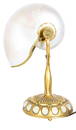 Tiffany NY Gilt Bronze Nautilus Desk Lamp