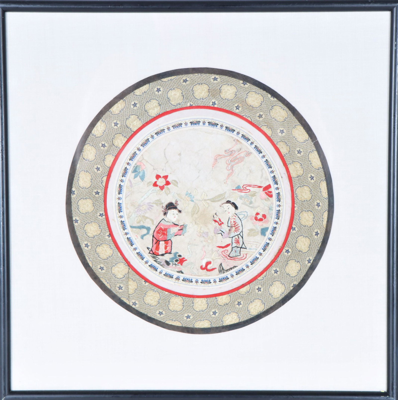 Antique Chinese Silk Embroidery (1 of 4)