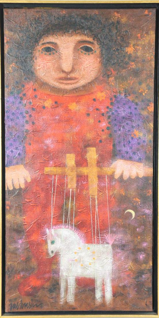 Carol Jablonsky (1939-1992) American, O/C (1 of 4)