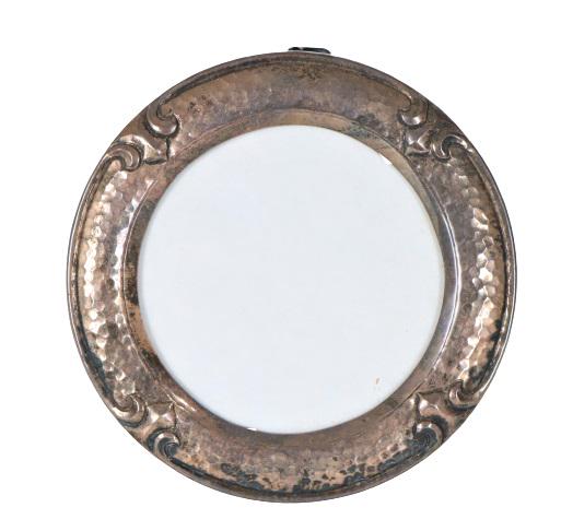Silver Circular Picture Frame, Signed Arman (1 of 5)