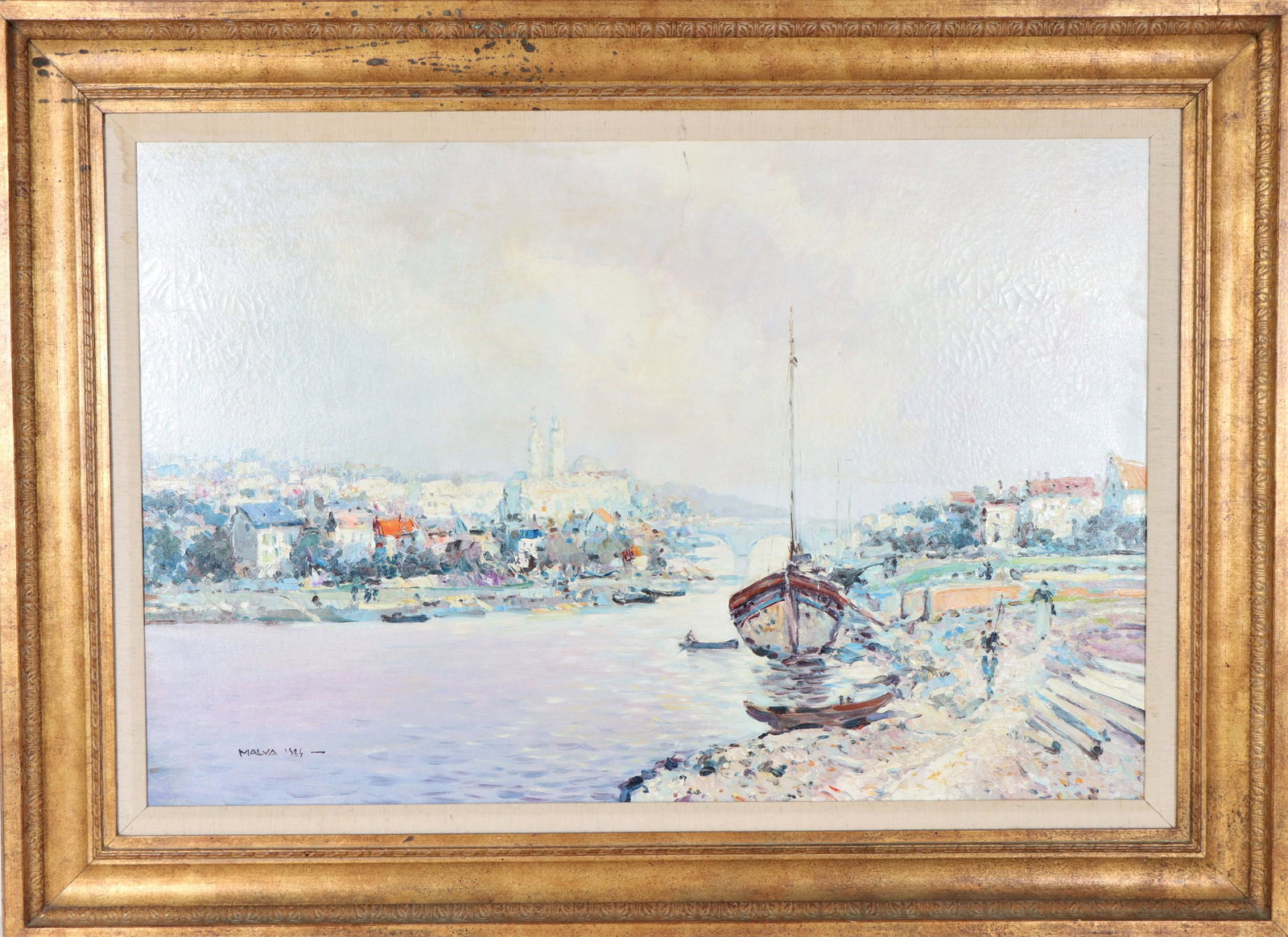 Omar Hamdi Malva (B 1951) Syrian, Oil on Canvas (1 of 6)