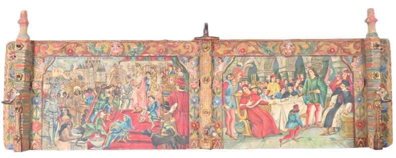 Antique 19th C. Sicilian Carriage Fragment (1 of 10)