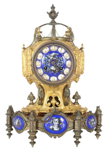 Antique Fr. Leroy & Fils Gilt Bronze Mantel Clock (1 of 11)