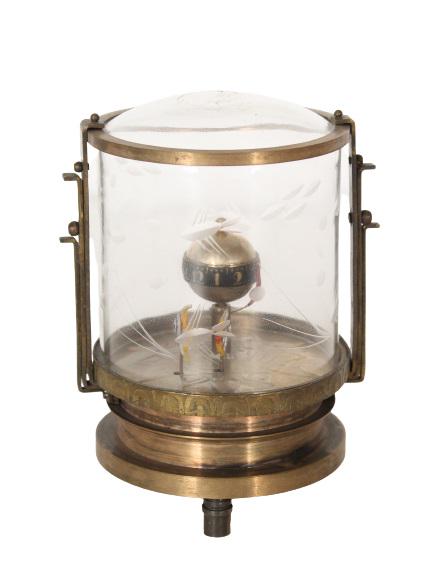 Mini Mechanical Clock w Glass Dome (1 of 6)
