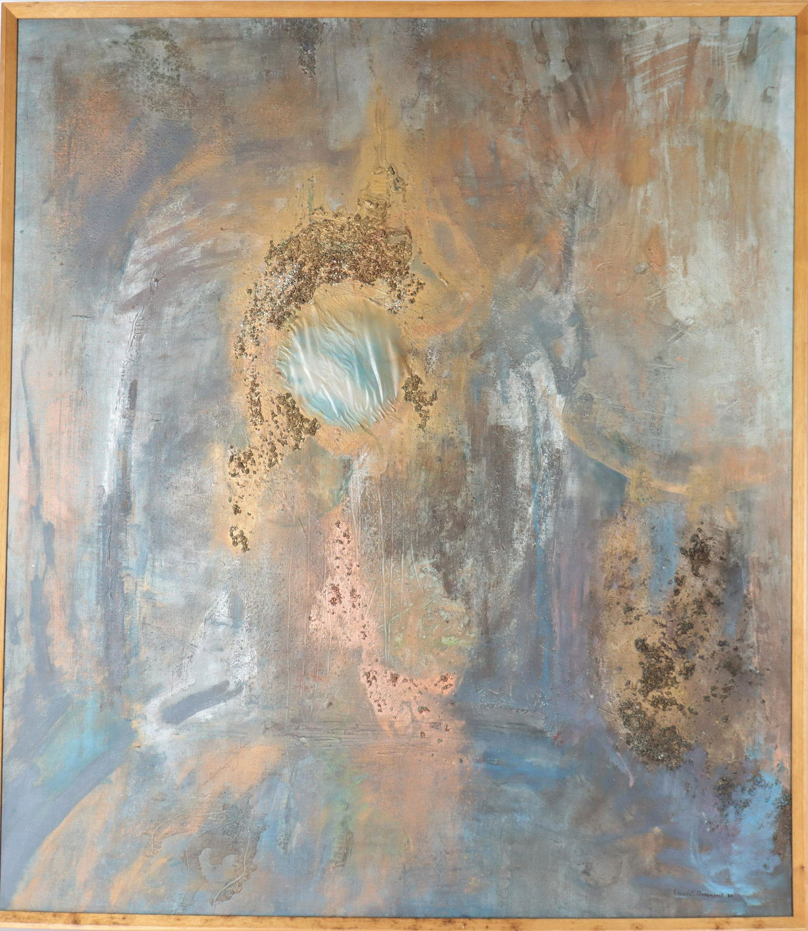 "Human Cosmos" Signed Abstract, Oil on Canvas (1 of 5)