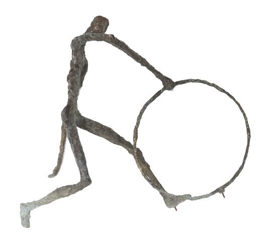 Large Bronze Brutalist Figural Sculpture (1 of 8)