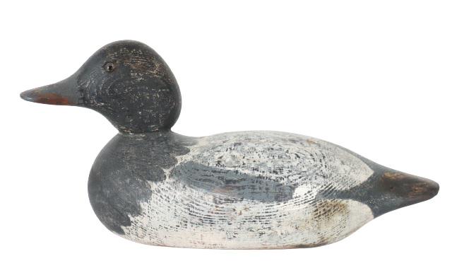 Antique Hand Carved Wooden Duck Decoy (1 of 8)