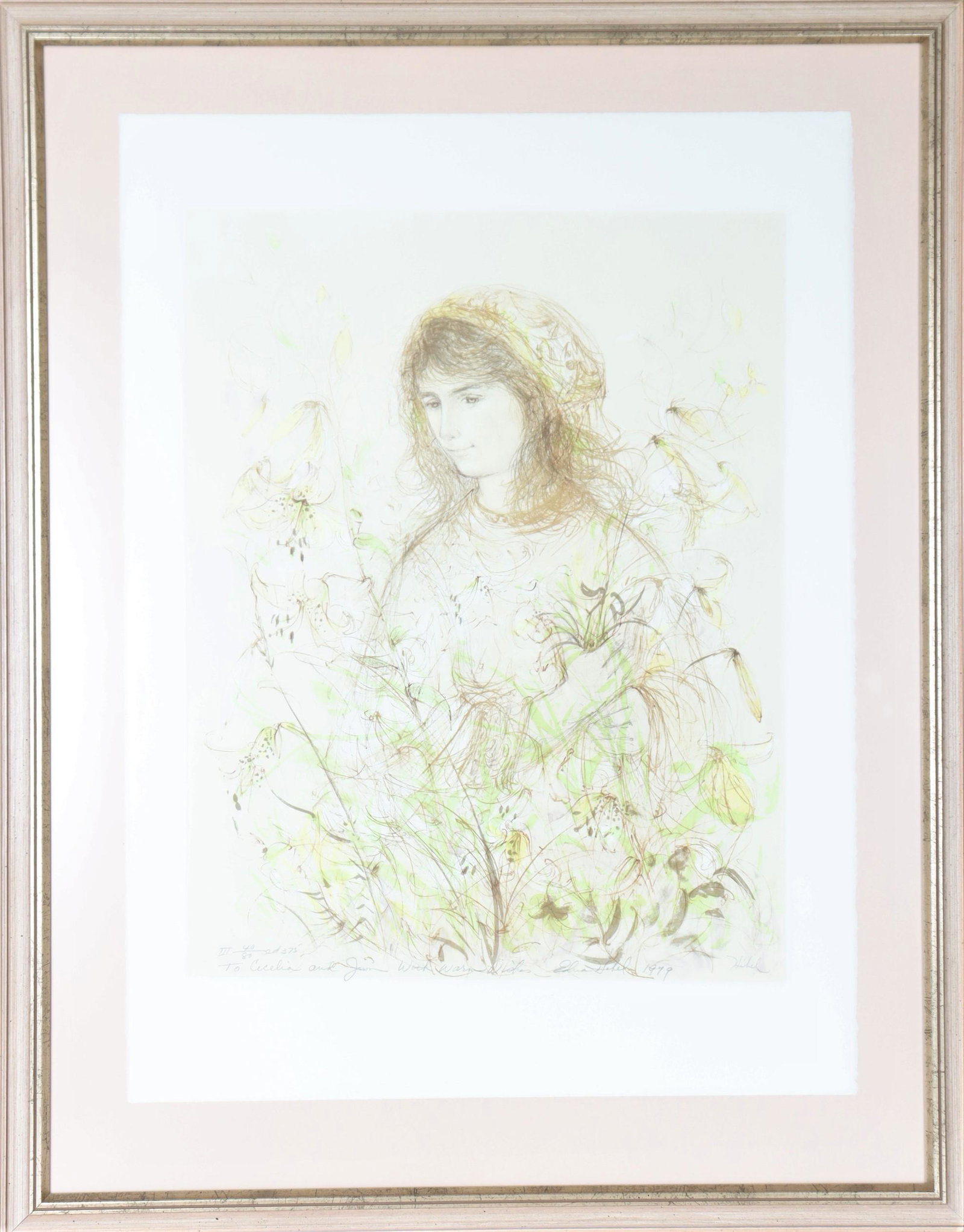 Edna Hibel Plotkin (1917-2015) American, Litho (1 of 6)