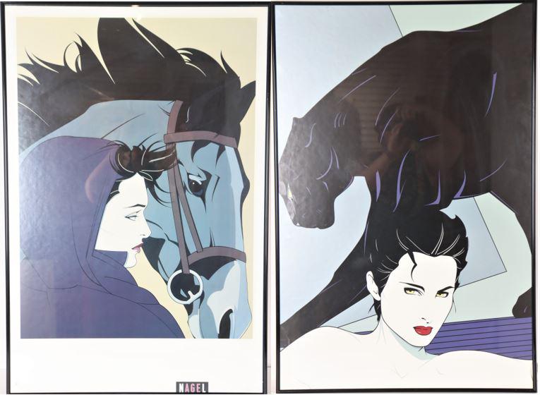 Pair of Patrick Nagel 80's Poster Serigraphs (1 of 7)