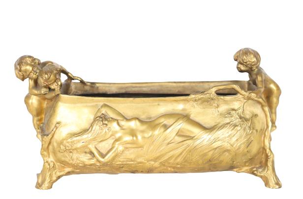 Charles Korschann (1872-1943)Czech, Bronze Planter (1 of 9)