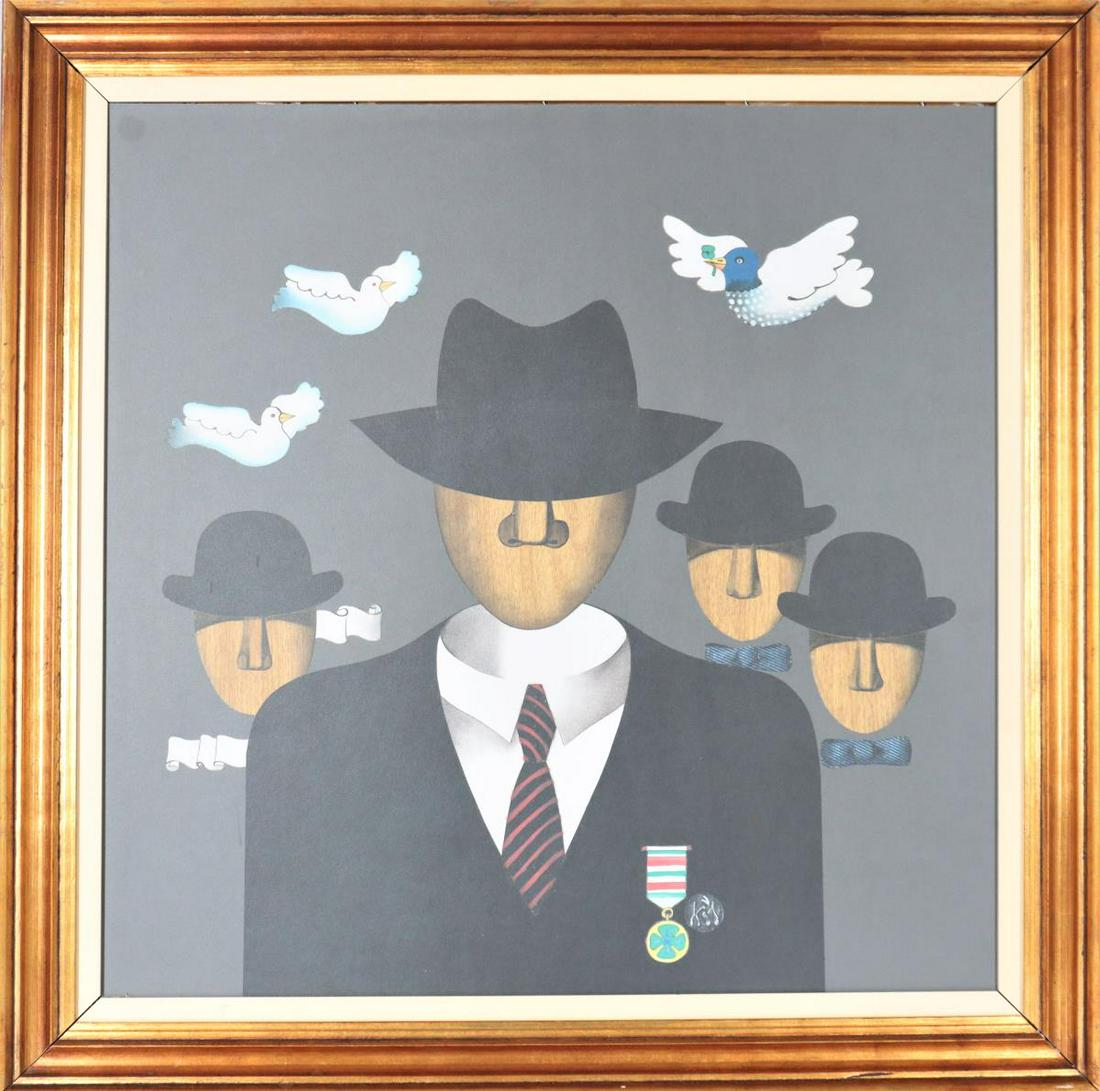 Carlos Kis (1932-2010) Uruguayan, Paint/Inlay (1 of 6)