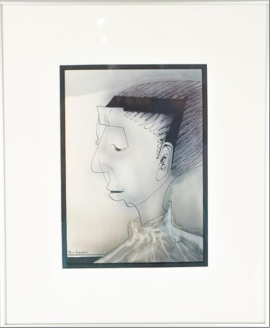 Rudolf RU Alexander Israels(20th c) Dutch/Amer, WC (1 of 4)