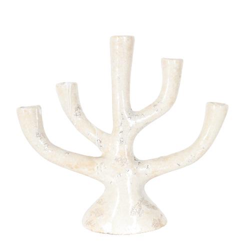 Vintage White Ceramic Candelabra (1 of 6)