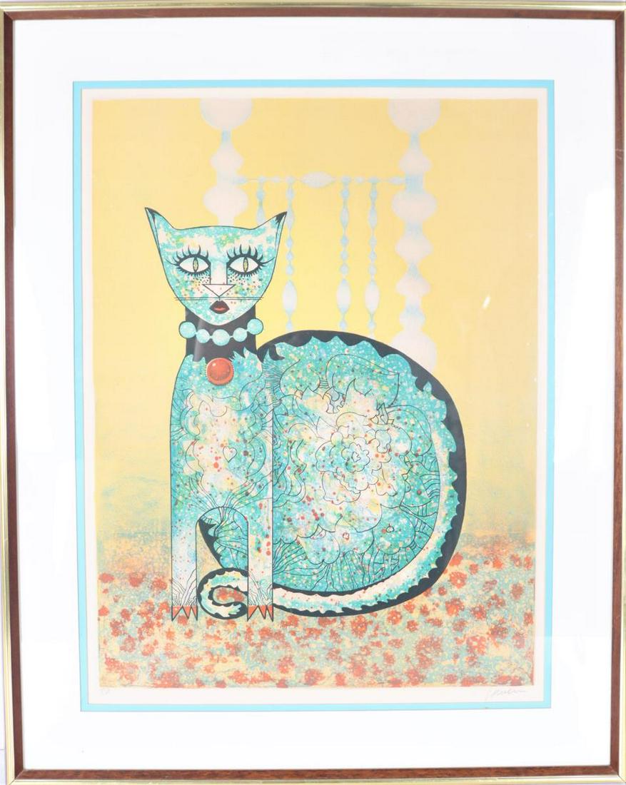 Glamorous Kitty Cat, Artist's Proof Lithograph (1 of 5)