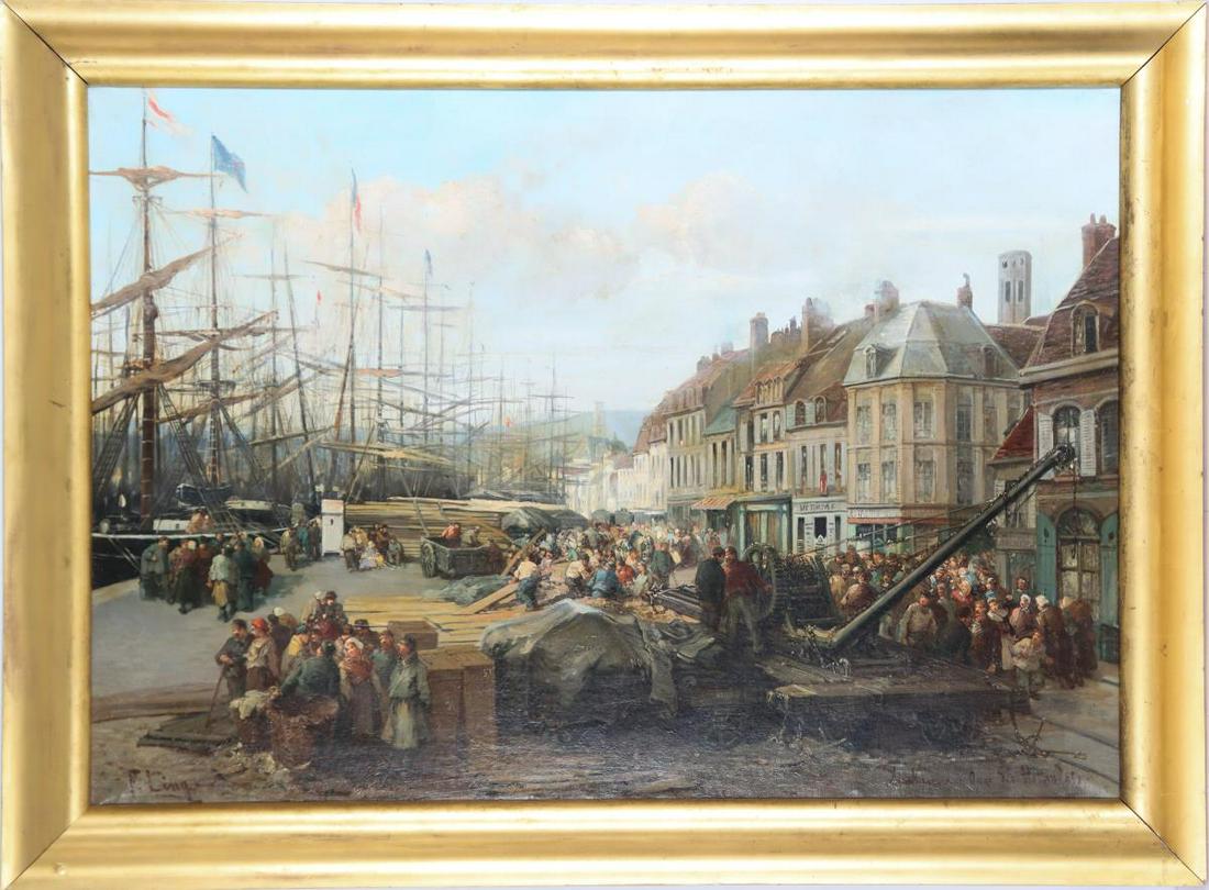 Paul Ling (19th C) Dutch, Oil on Canvas (1 of 4)