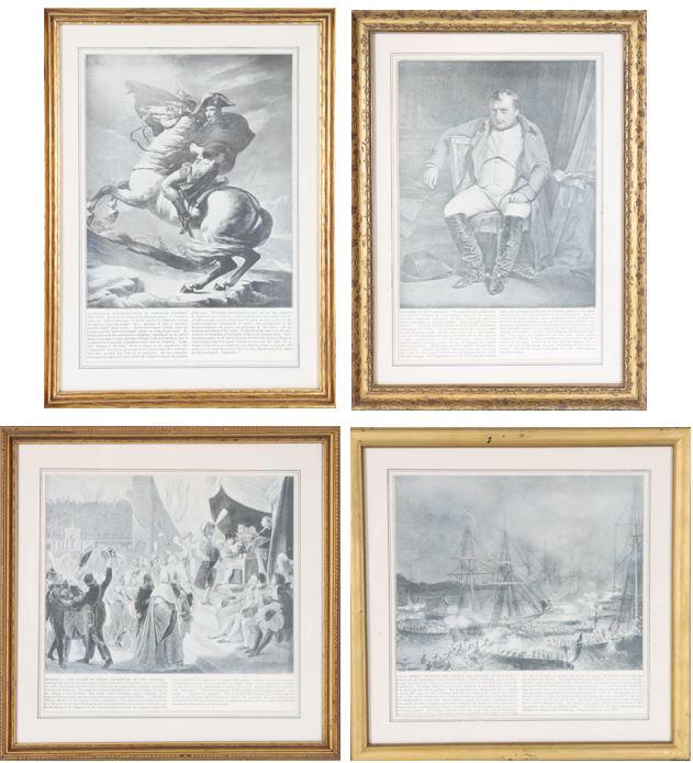 (4) Napoleonic Prints Framed (1 of 13)