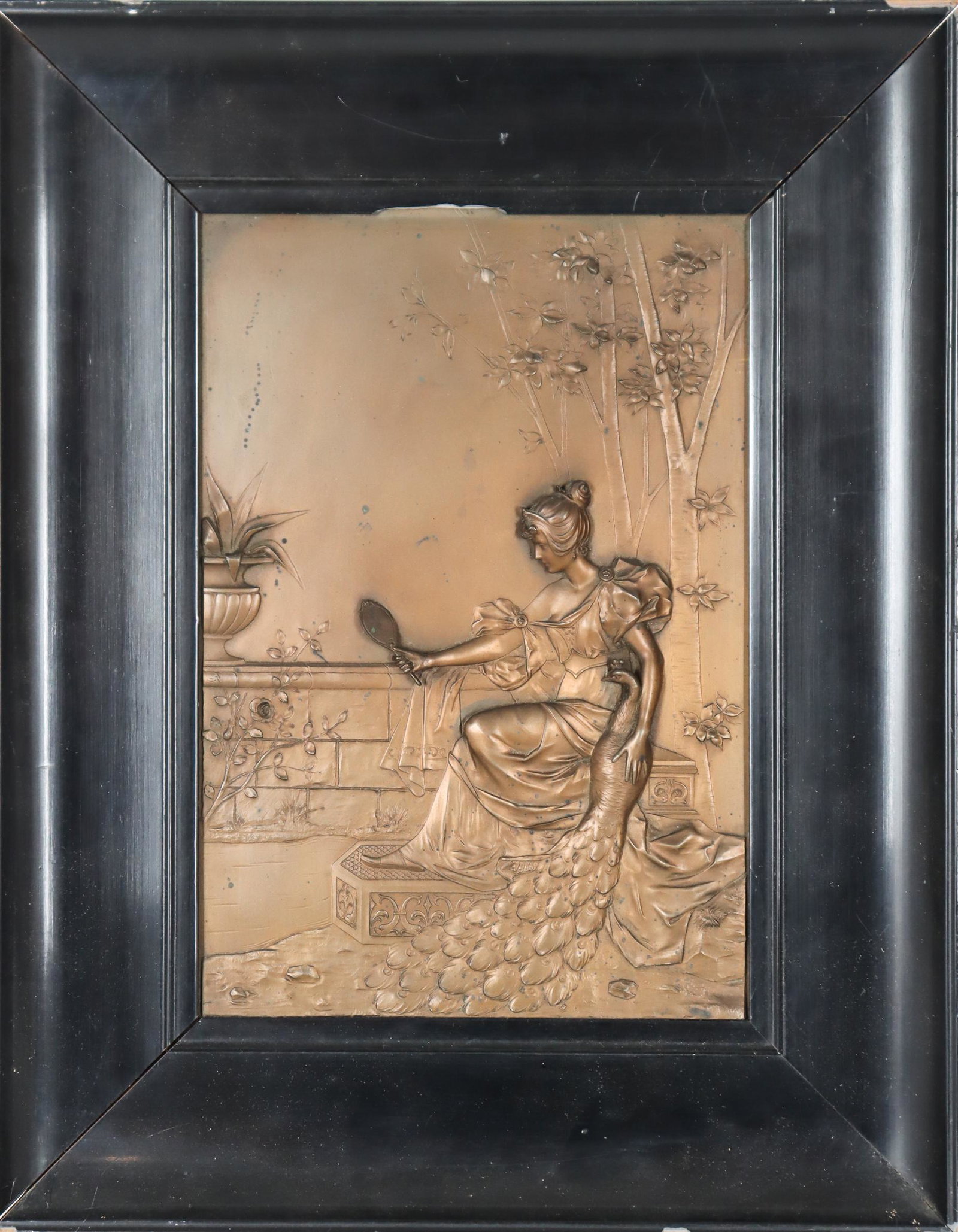 Copper Relief Plaque, Framed (1 of 3)