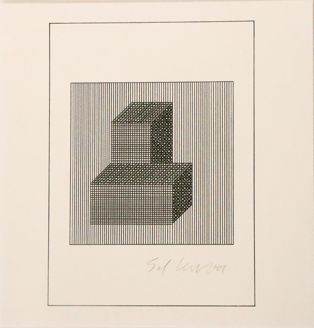 Attrib. Sol LeWitt (1928-2007) American,Silkscreen (1 of 4)