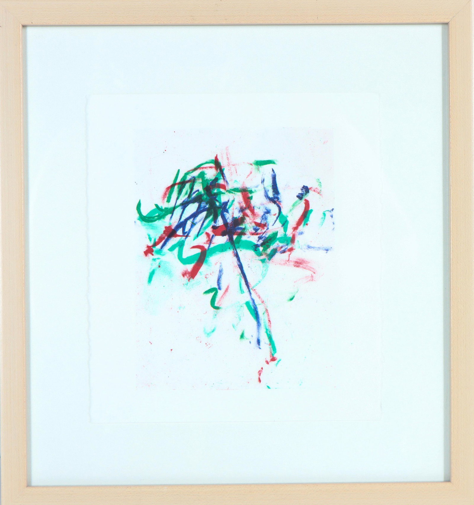 Joan Mitchell (1925-1992) American, Litho Card (1 of 4)