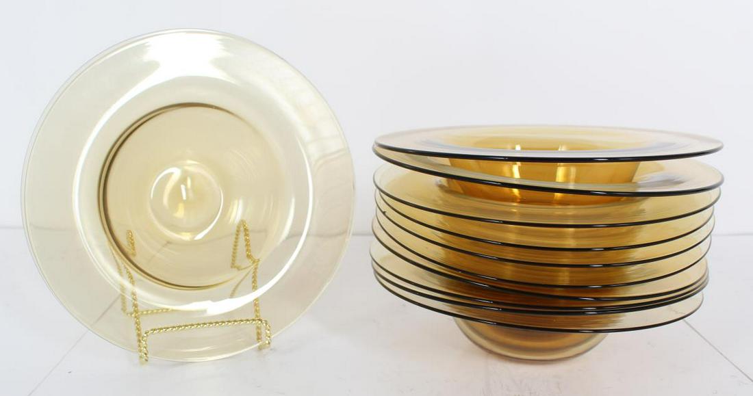 Set of Twelve Steuben Dessert Bowls, Marked (1 of 6)