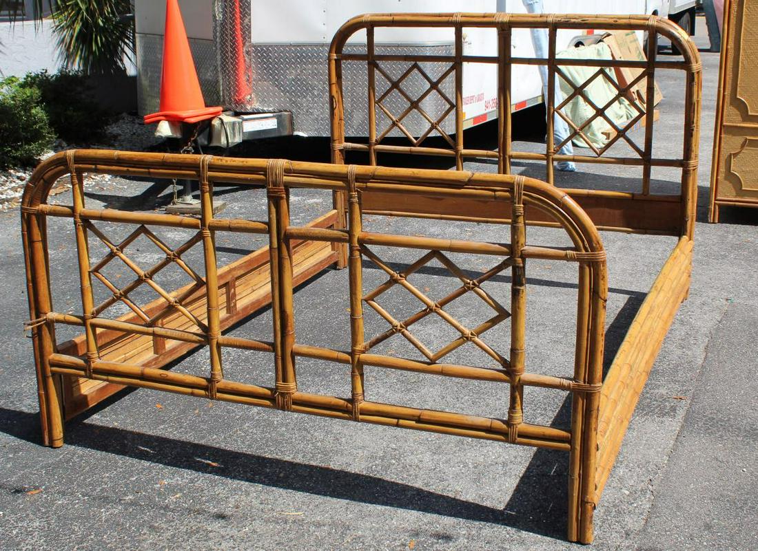 Full Sized Bamboo Bed Frame (1 of 9)