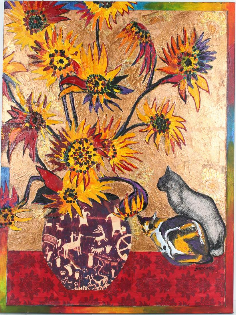 Stan Natchez (B 1954) Amer, Oil on Canvas (1 of 5)