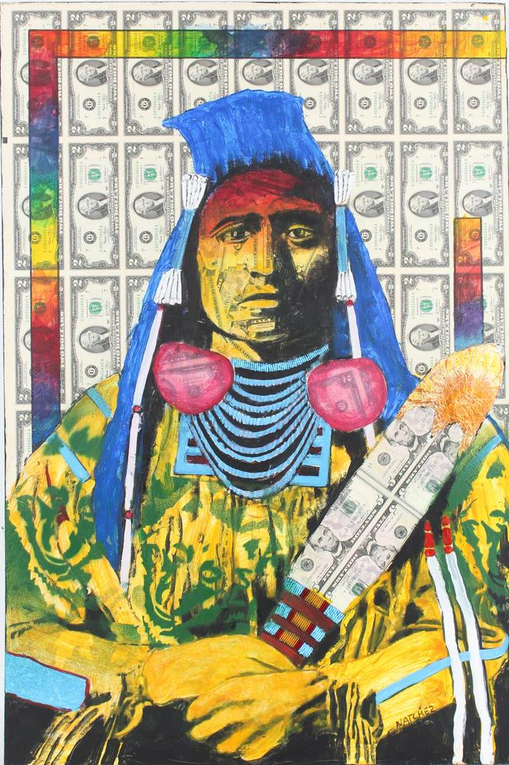 Stan Natchez (B 1954) Amer, Oil on Canvas (1 of 3)