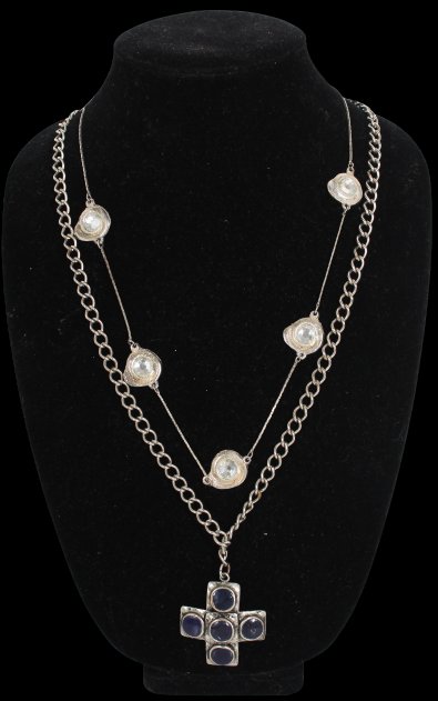 Vintage Silver Cross and Necklace (1 of 8)