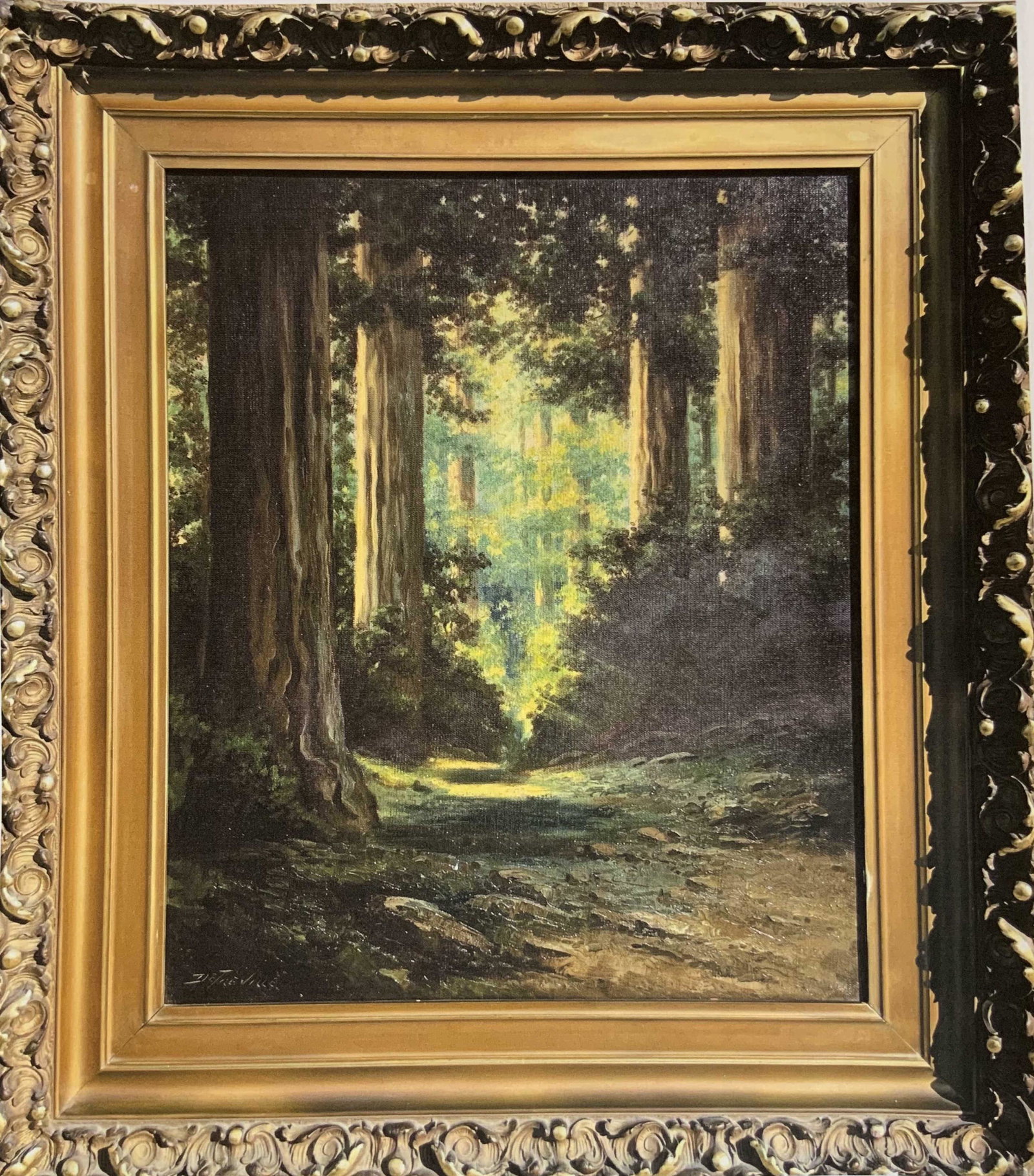 Richard DeTreville (1864-1929) Amer, Large Oil (1 of 5)