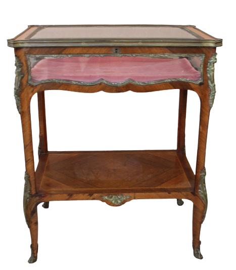 Antique French Display Table Vitrine (1 of 11)