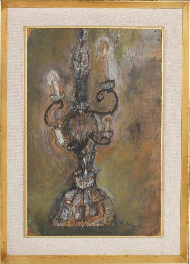 James Martin (b. 1928) American, Oil on Board (1 of 3)