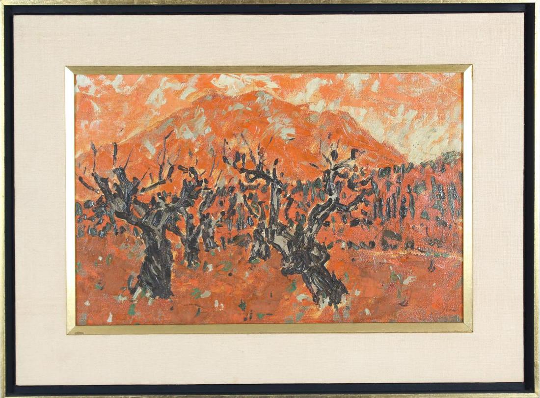 Follower of Van Gogh, 20th C. Dutch Oil on Canvas (1 of 5)