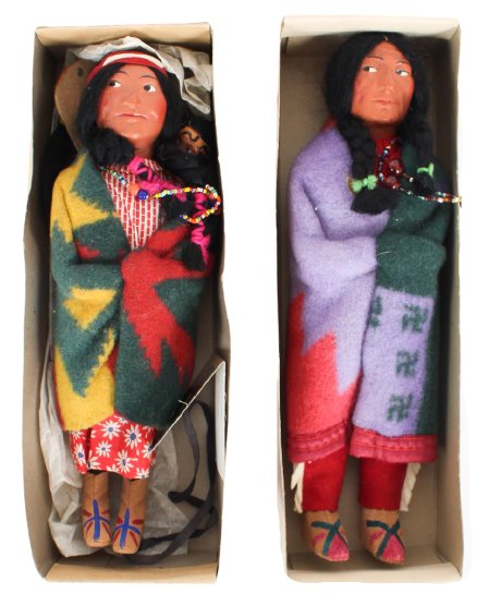 Pair of Skookum Dolls (1 of 10)