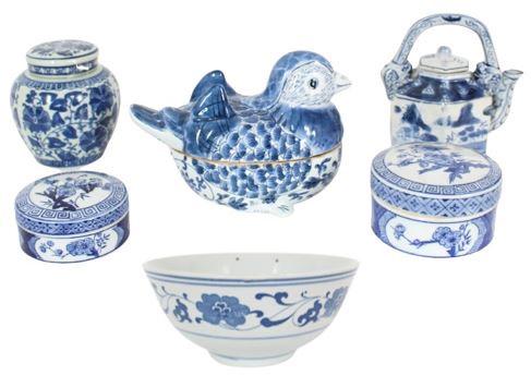 (6)Pc Collection of Chinese Blue & White Porcelain (1 of 15)