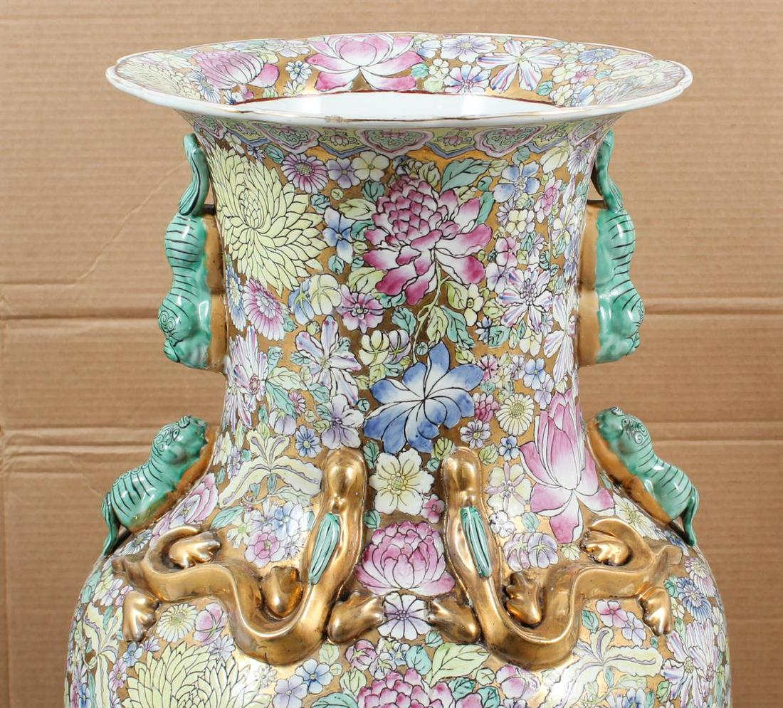 Massive Chinese Hand Painted Vase (1 of 6)