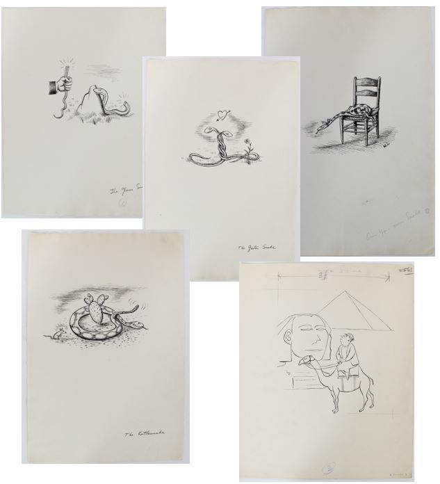 (5) William Steig (1907 - 2003) NY, Pen & Ink (1 of 20)