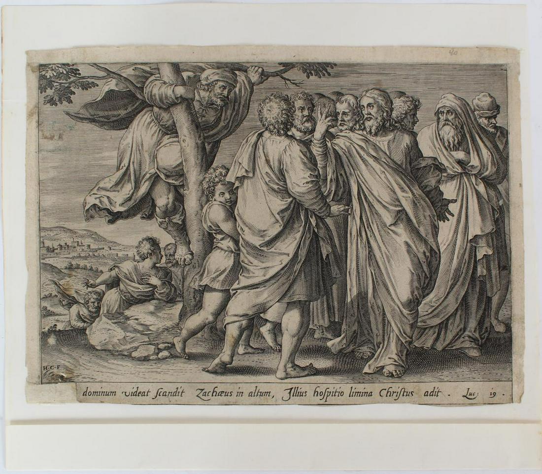 Ambrosius I Francken(1544-1618) Flemish, Engraving (1 of 6)