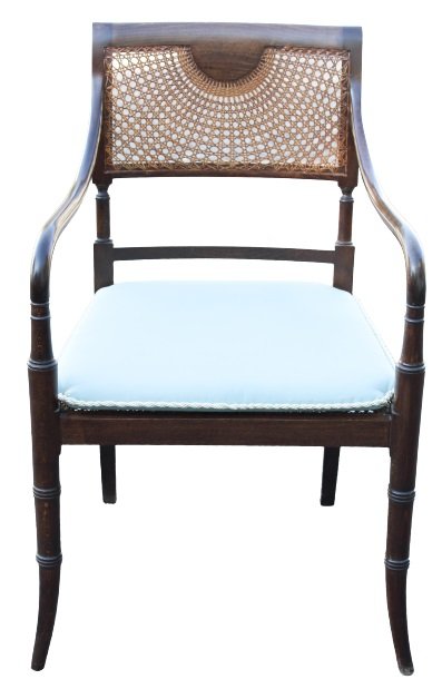 Early 19th C. French Regency Style Arm Chair (1 of 8)