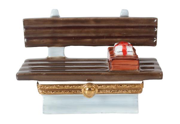 Limoges Painted Porcelain Box, Forrest Gump (1 of 7)