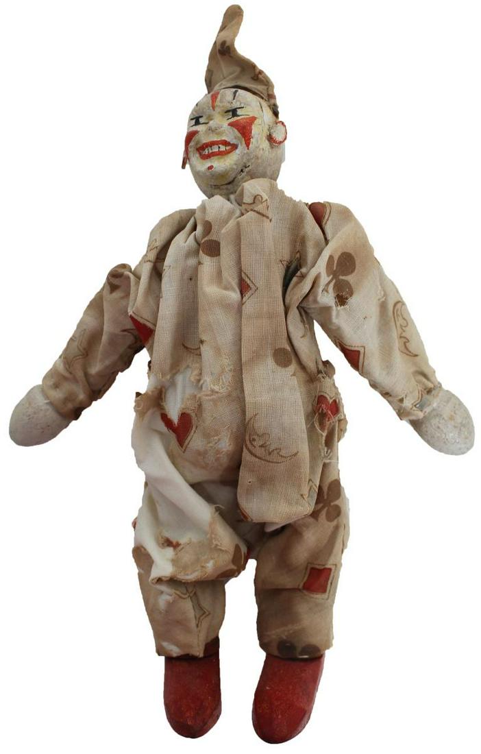 Schoenhut Antique Wood Jointed Clown Doll (1 of 6)