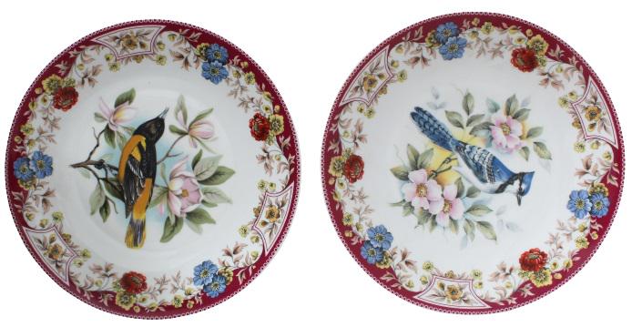 (2) Limoges France Bird Plates (1 of 5)