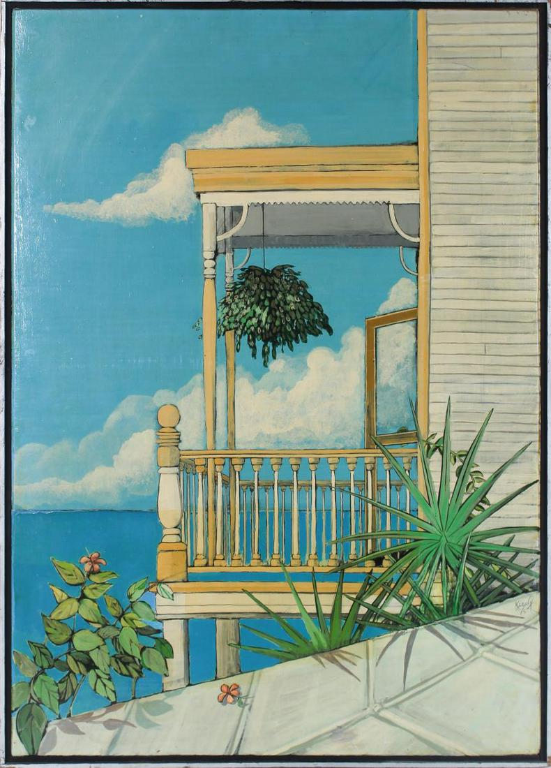 John Kiraly (20th C.) American, Oil on Canvas (1 of 5)