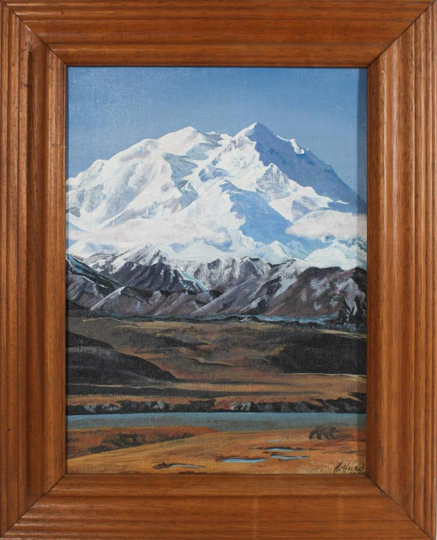 1970's Painting of Mt. McKinley by Karen Hurd (1 of 6)
