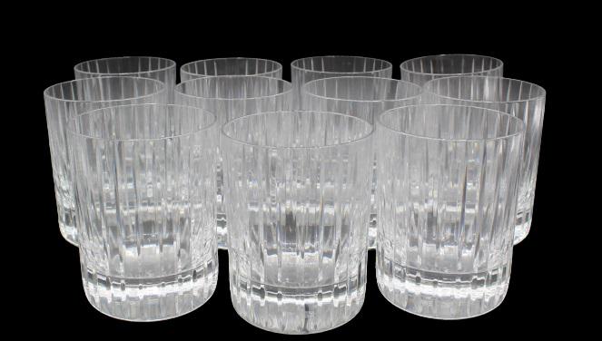 (11) Baccarat Crystal Harmonie Tumbler Glasses (1 of 8)