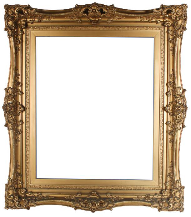 Gilt Louis XV Style Swept Frame, Late 19th C. (1 of 6)