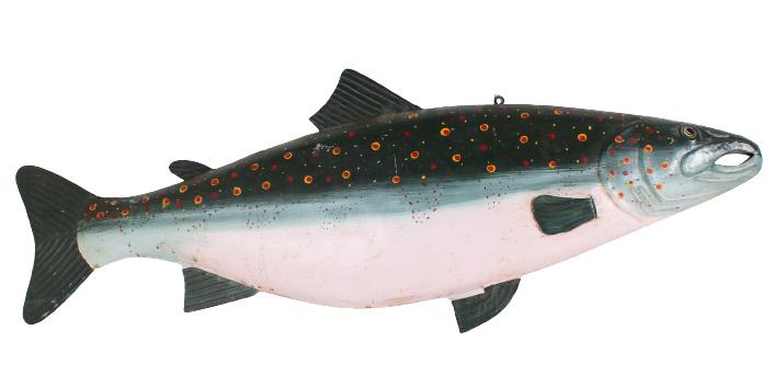 Large Tin Fish Trade Sign (1 of 10)