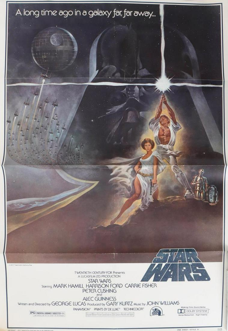 Star Wars Movie Poster 1977 Style A (1 of 6)