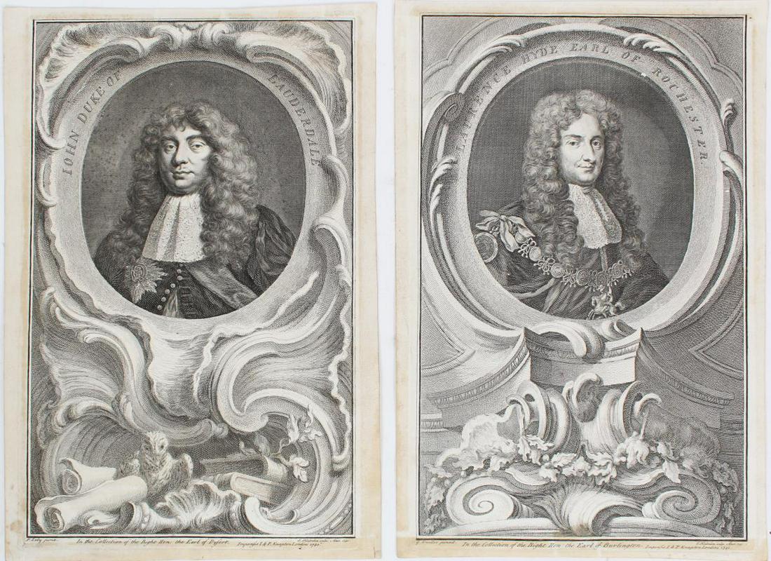 (2) Early Portrait Engravings of Noblemen (1 of 7)