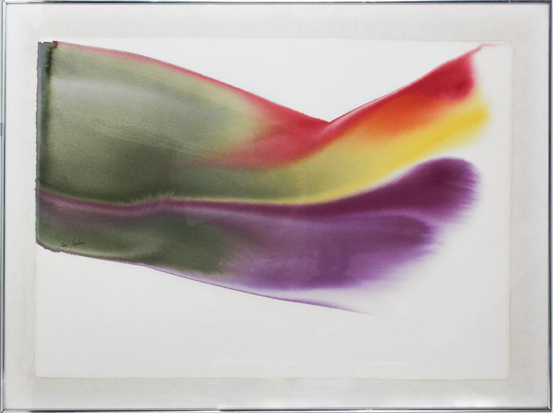 Paul Jenkins (1923-2012) Amer, Original Watercolor (1 of 5)